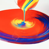 Golden matinis mediumas liejimo (Pouring) technikai