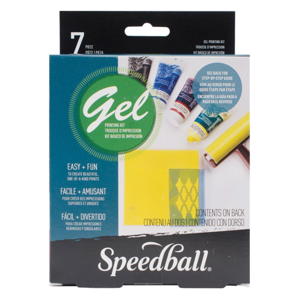 Speedball pagrindinis gelio plokštės rinkinys monotipijai