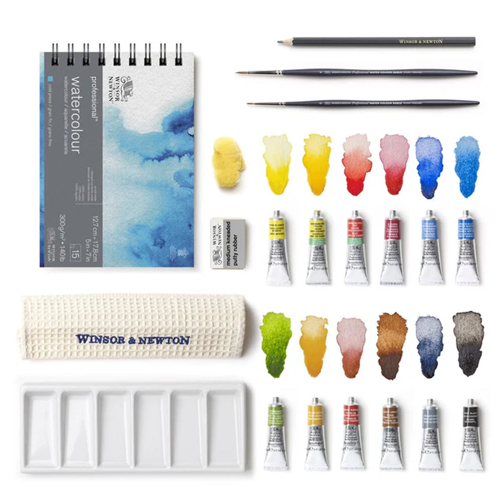 Winsor & Newton Professional Watercolour Introduction Travel Case Set