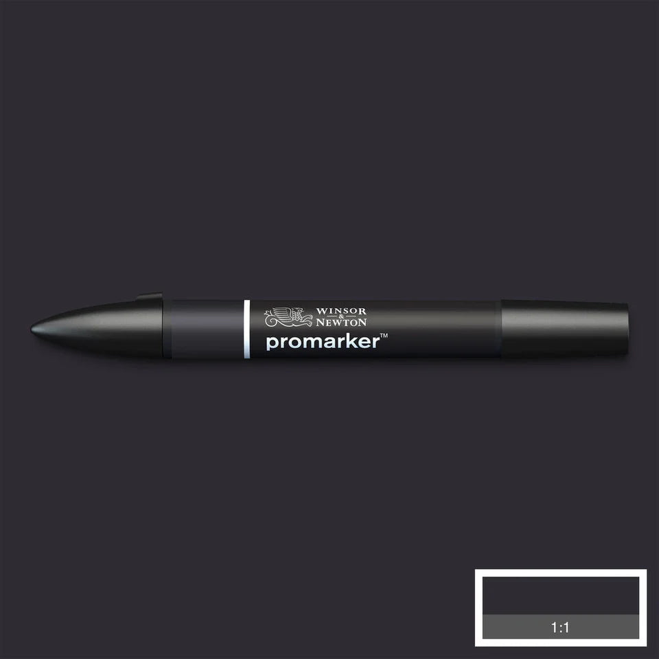 Winsor & Newton Promarker grafinis markeris, spalvos 1-93 (1/2 dalis)