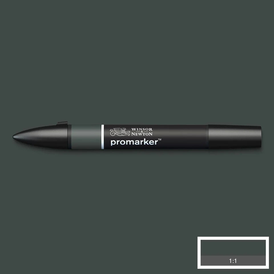 Winsor & Newton Promarker grafinis markeris, spalvos 1-93 (1/2 dalis)