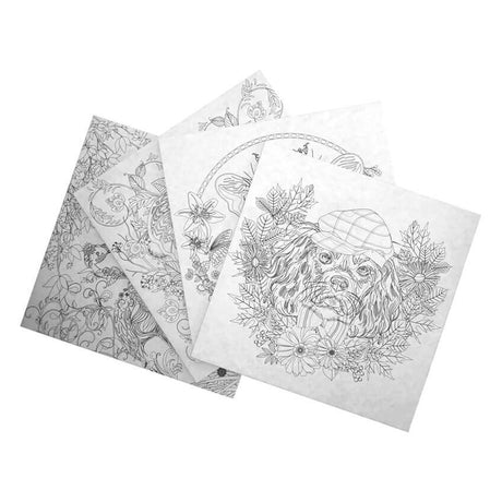 Phoenix spalvinimo lentelės Garden, 25x25 cm