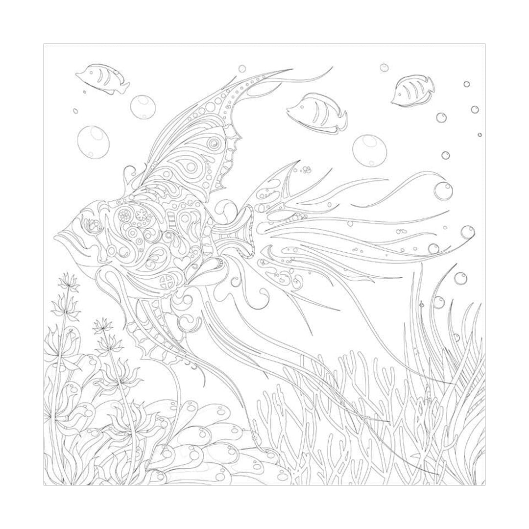 Phoenix spalvinimo lentelės Marine, 25x25 cm