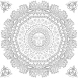 Phoenix spalvinimo lentelės Mandala, 25x25 cm