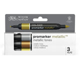 Winsor  Newton Promarker Graphic Marker Metallic Set, 3 pcs.