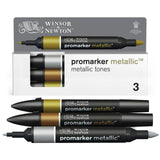 Winsor  Newton Promarker Graphic Marker Metallic Set, 3 pcs.