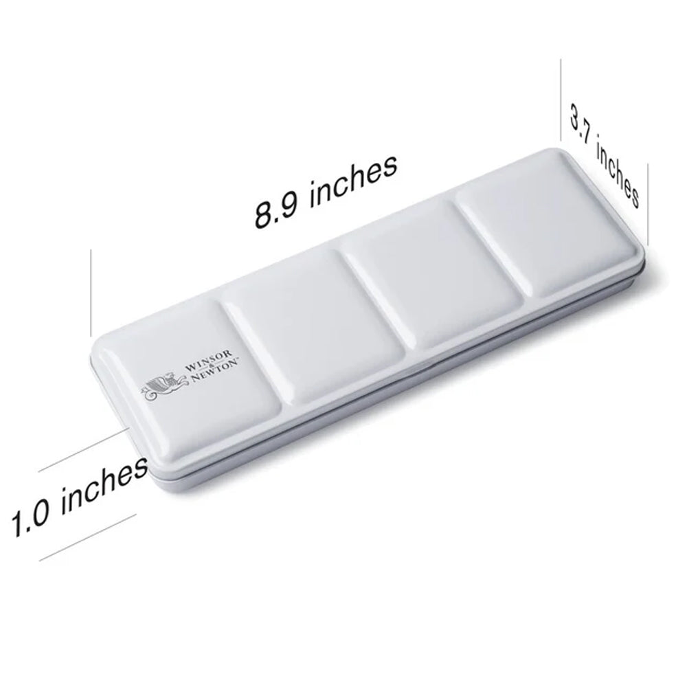 Winsor & Newton Cotman Watercolour Customisable Travel Tin, 12 Half Pans
