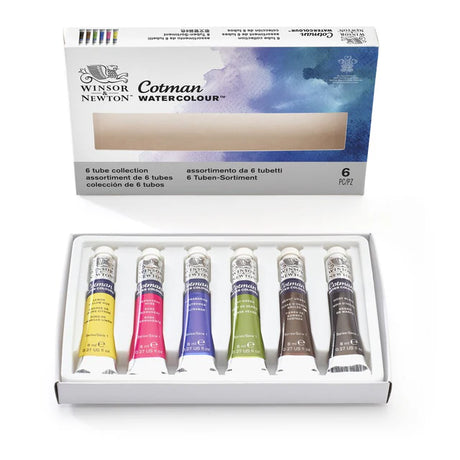 Winsor & Newton Cotman akvarelės rinkinys tūbelėse, 6x8 ml