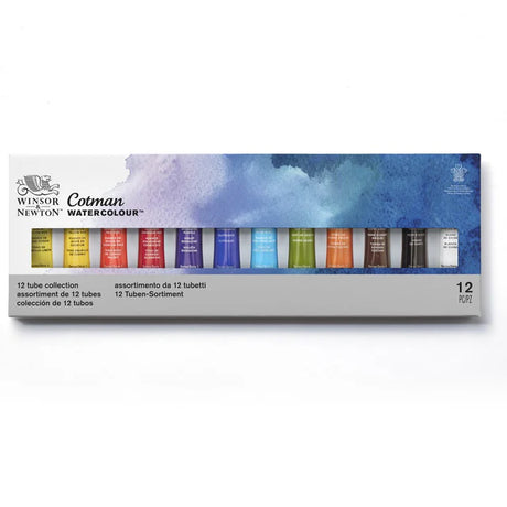 Winsor & Newton Cotman akvarelės rinkinys tūbelėse, 12x8 ml