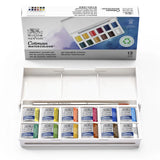 Winsor & Newton Cotman kišeninis akvarelės rinkinys Sketchers', 12 spalvų, Half-Pan