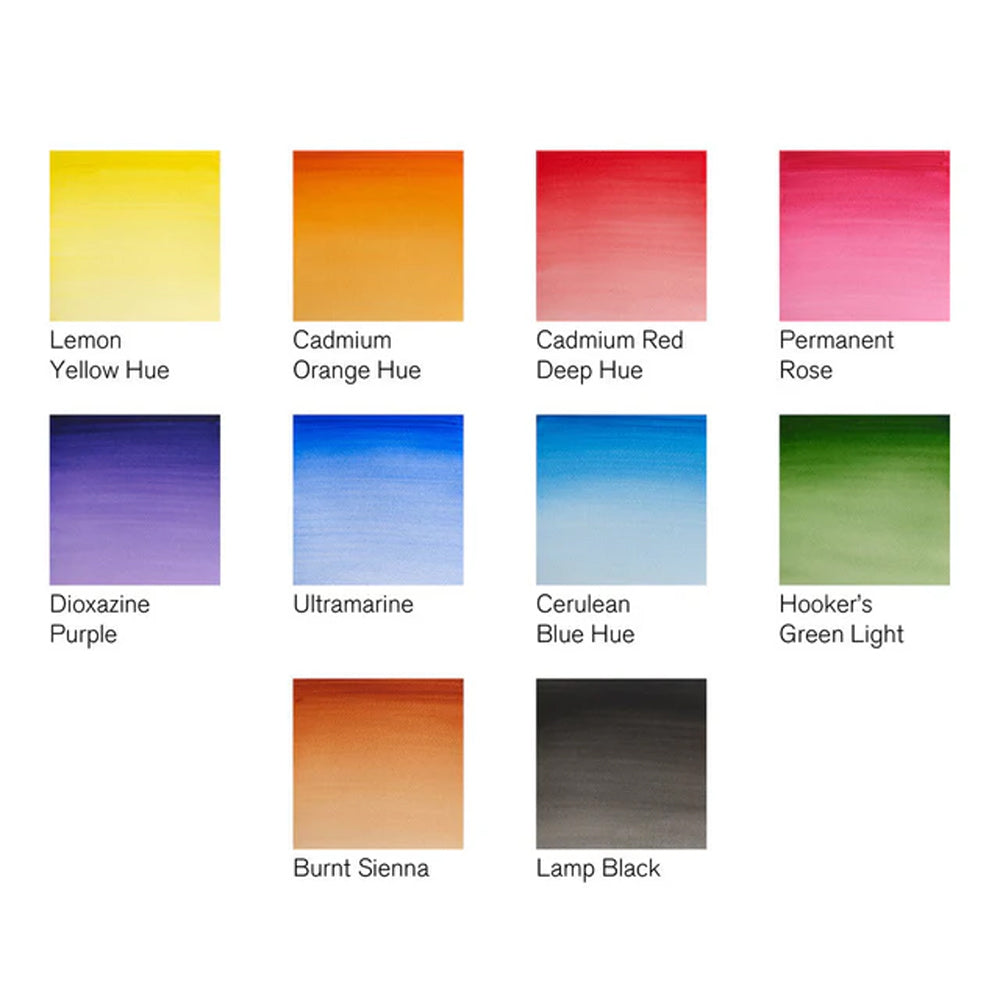 Winsor & Newton Cotman akvarelės rinkinys, 10x5 ml