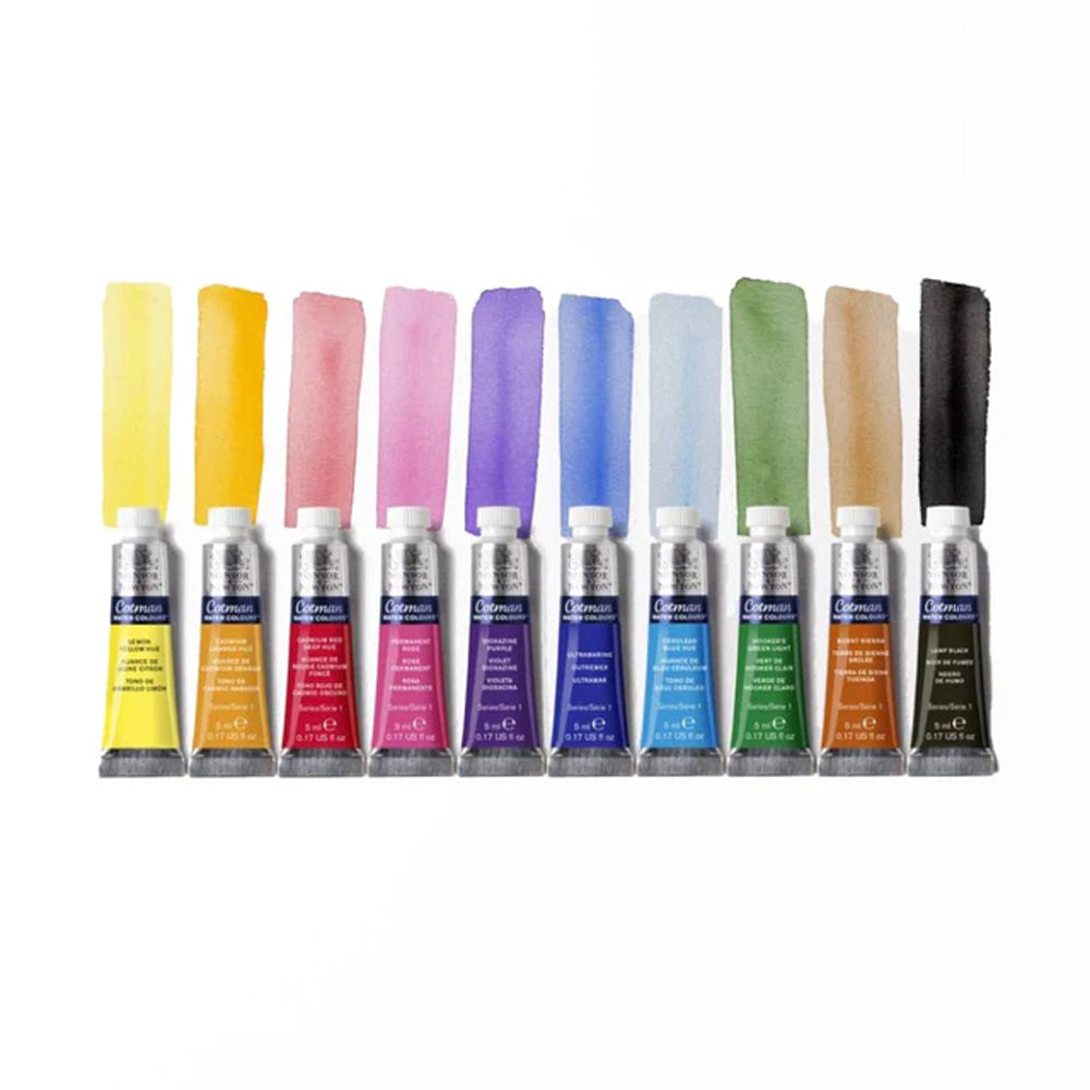Winsor & Newton Cotman akvarelės rinkinys, 10x5 ml