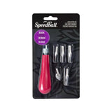 Speedball lino raižiklių rinkinys blisteryje, 1 rankena + 5 raižikliai
