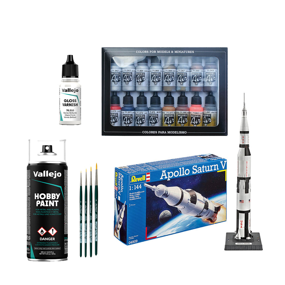 Advanced Modelling Set - plastic model + primer + paint + brushes + varnish