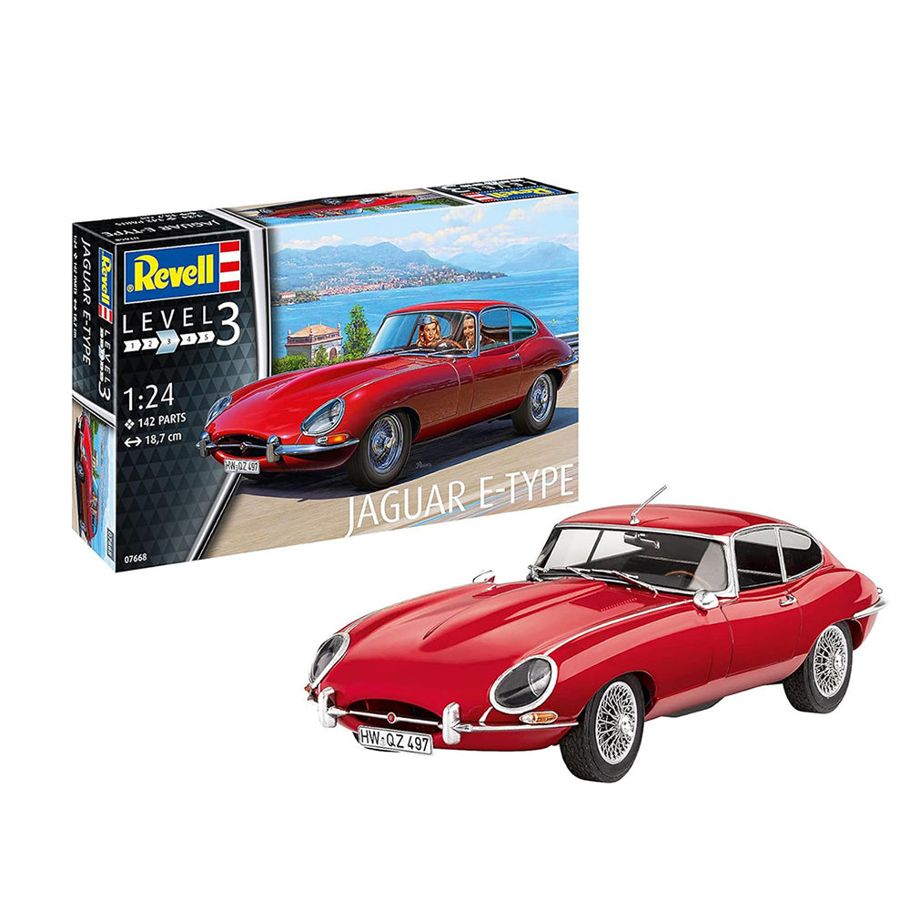 Revell Jaguar E-type automobilio surenkamas modelis, 1:24 – Art Spices
