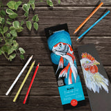 Hahnemühle Black Bookmark Pad juodas popierius skirtukų dizainui, 250 gsm