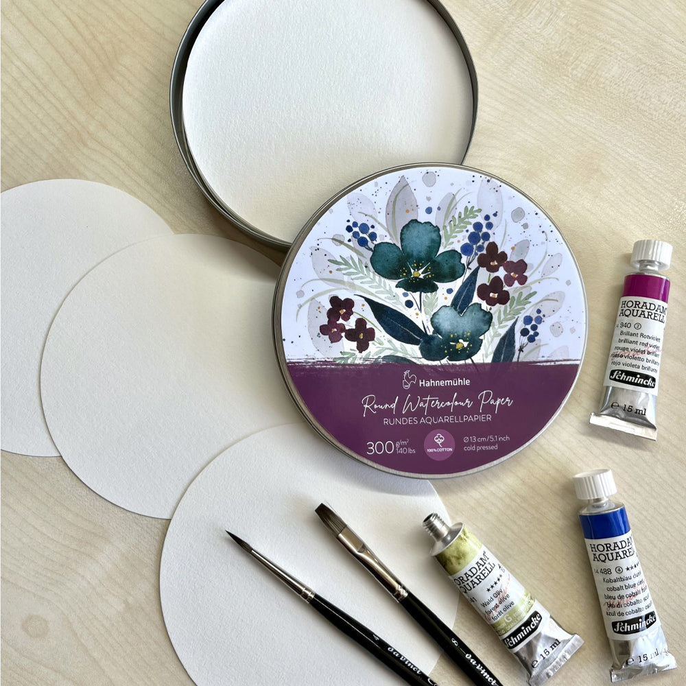 Hahnemühle Round Watercolour Paper, 30 sheets