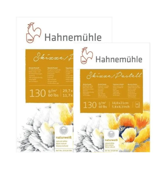 Hahnemühle Paper for Pastel Sketching, 30 Sheets, 130 gsm