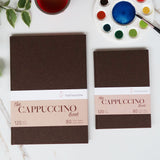 Hahnemühle The Cappuccino Book tonuoto šviesiai rudo popieriaus eskizavimo knygutė, 80 psl., 120 gsm