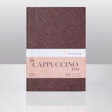 Hahnemühle The Cappuccino Book tonuoto šviesiai rudo popieriaus eskizavimo knygutė, 80 psl., 120 gsm