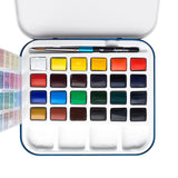 Daler-Rowney Aquafine Watercolour Travel Set, 24 pans