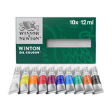 Winsor & Newton Winton Oil Paint Set, 10x12 ml