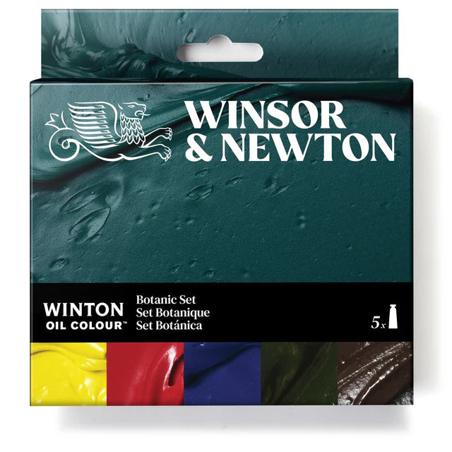 Winsor & Newton Winton aliejinių dažų rinkinys Botanic, 5x37 ml