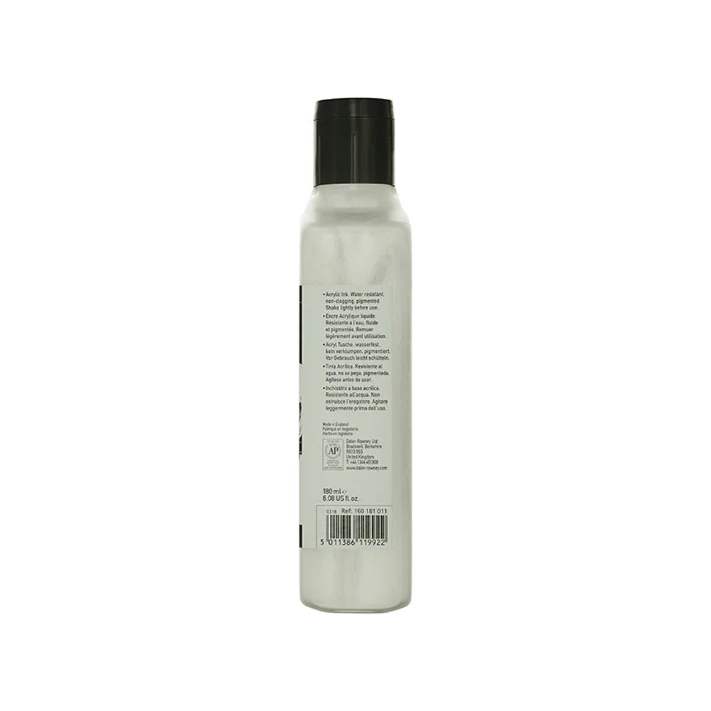 Daler-Rowney FW akrilinis tušas, baltos spalvos, 180 ml