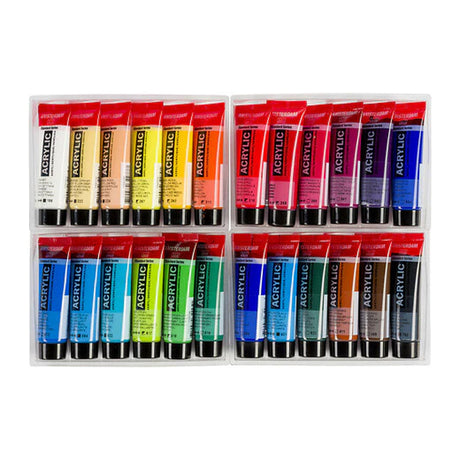 Amsterdam Acrylic Paint Set, 24x20 ml