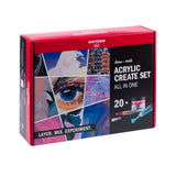 Amsterdam All-in-One Acrylic Painting Set, 20 pcs