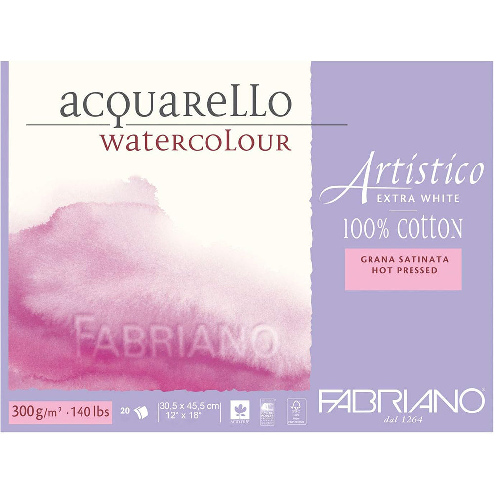 Fabriano Artistico akvarelinio popieriaus blokas, 300 gsm