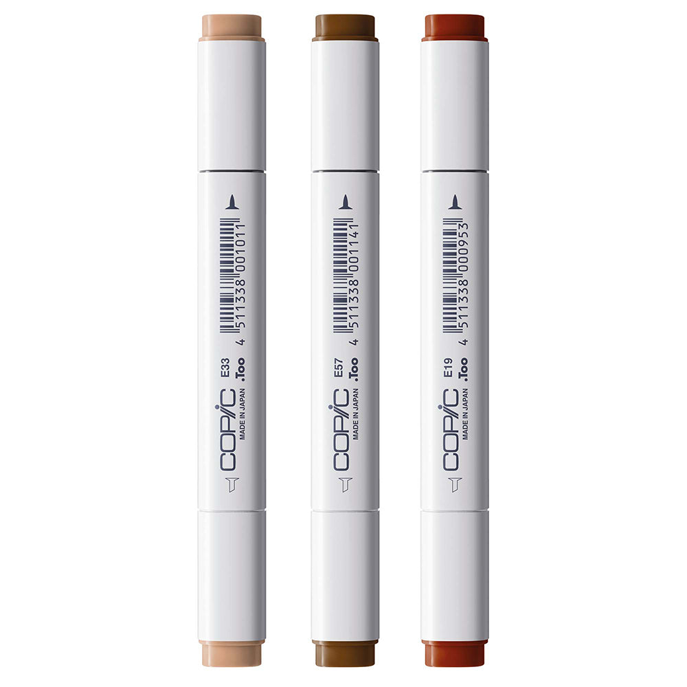 Copic Classic Designer kolekcijos markerių rinkinys Brick & Terra Tints, 3 vnt.