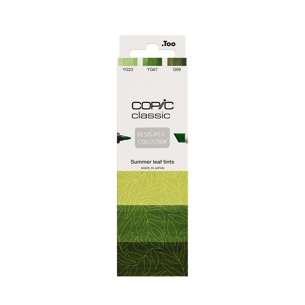 Copic Classic Designer kolekcijos markerių rinkinys Summer Leaf Tints, 3 vnt.