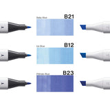 Copic Classic Designer kolekcijos markerių rinkinys Skyline Tints, 3 vnt.