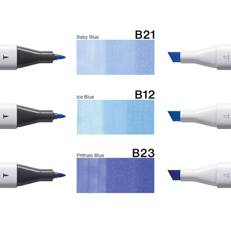Copic Classic Designer kolekcijos markerių rinkinys Skyline Tints, 3 vnt.
