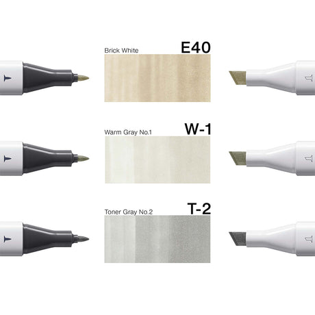 Copic Classic Designer kolekcijos markerių rinkinys Soft Cotton Tints, 3 vnt.