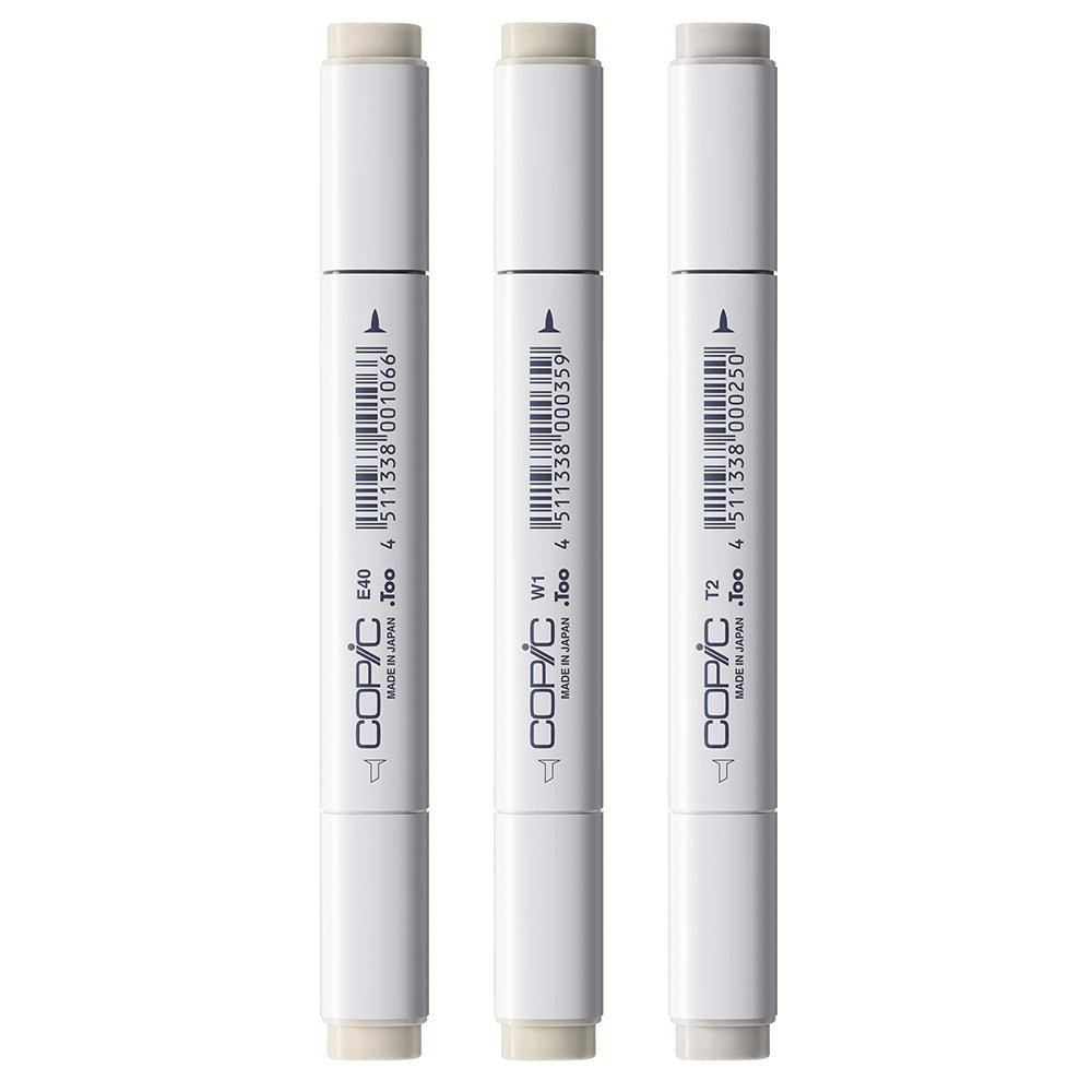 Copic Classic Designer kolekcijos markerių rinkinys Soft Cotton Tints, 3 vnt.