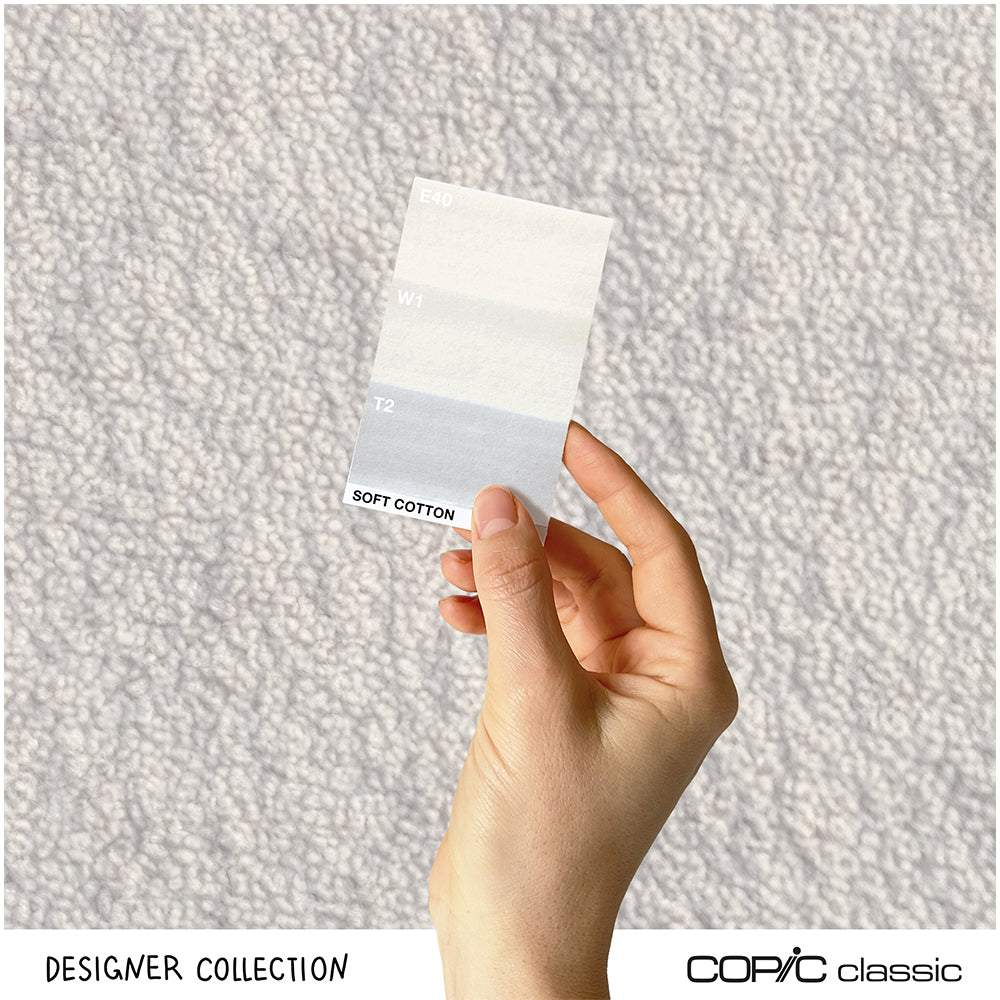 Copic Classic Designer kolekcijos markerių rinkinys Soft Cotton Tints, 3 vnt.