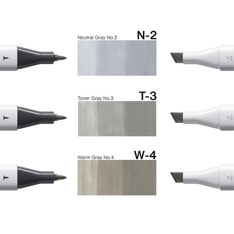 Copic Classic Designer kolekcijos markerių rinkinys Concrete Tints, 3 vnt.