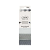 Copic Classic Designer kolekcijos markerių rinkinys Steel Structure Tints, 3 vnt.