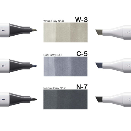 Copic Classic Designer kolekcijos markerių rinkinys Deep Volume Tints, 3 vnt.