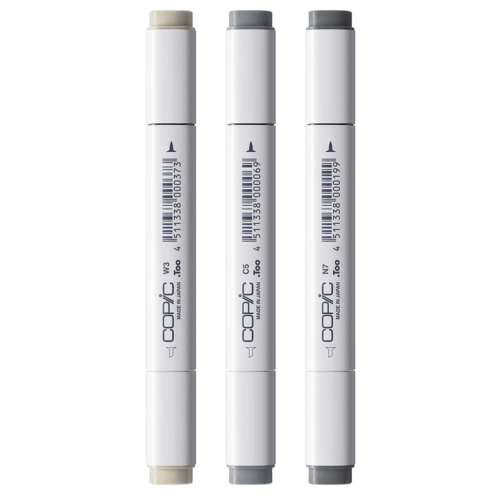 Copic Classic Designer kolekcijos markerių rinkinys Deep Volume Tints, 3 vnt.