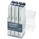 Copic Ciao Classic Cool Gray Markers Set, 12 pcs.
