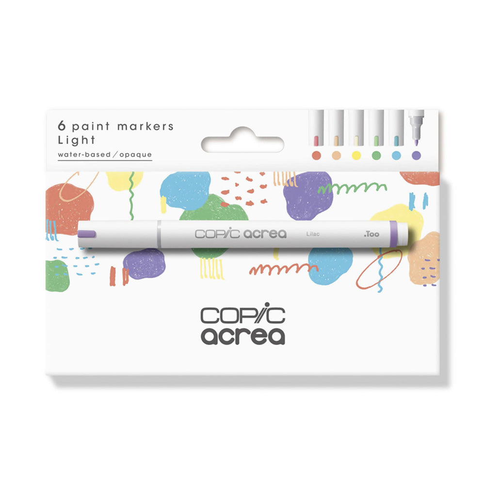 Copic Acrea Paint markerių rinkinys Light, 6 vnt.