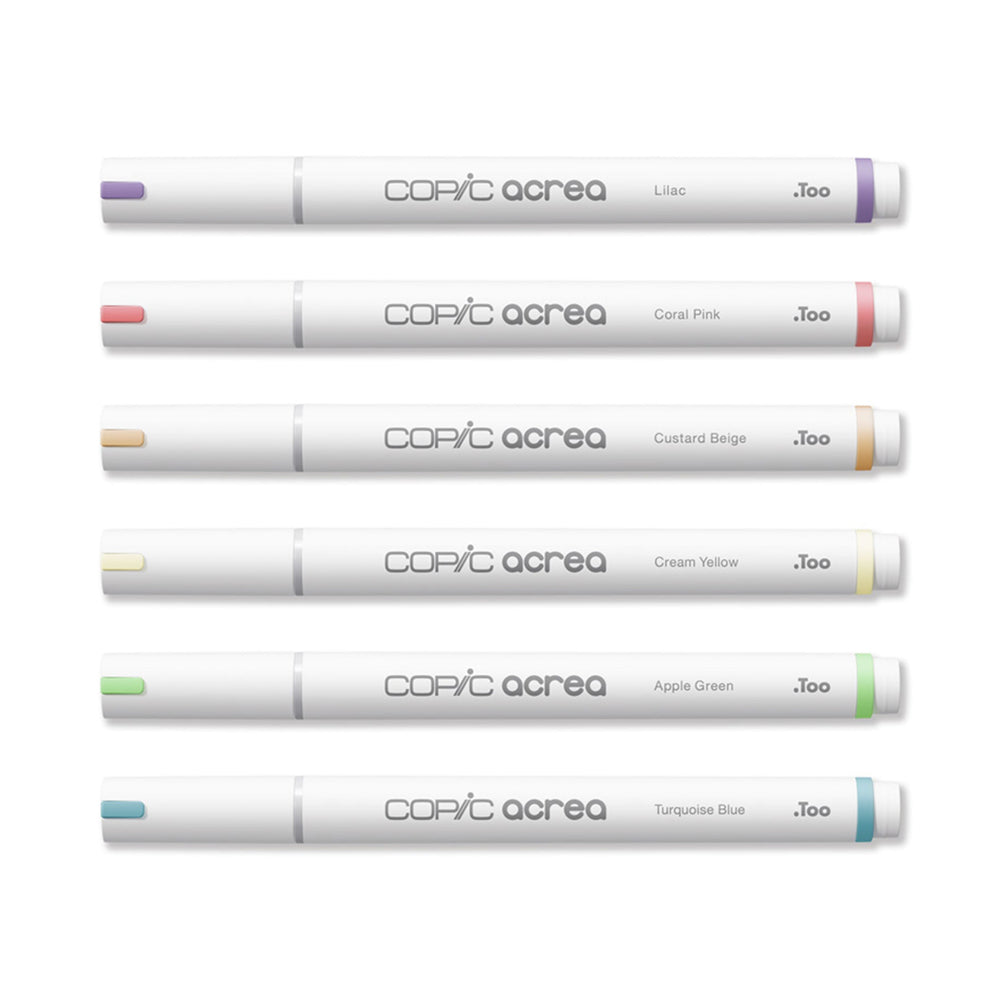 Copic Acrea Paint markerių rinkinys Light, 6 vnt.