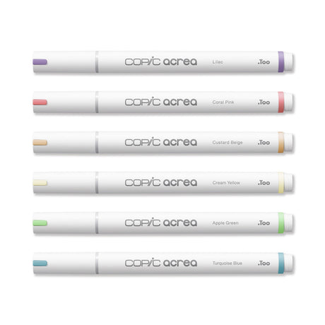 Copic Acrea Paint markerių rinkinys Light, 6 vnt.