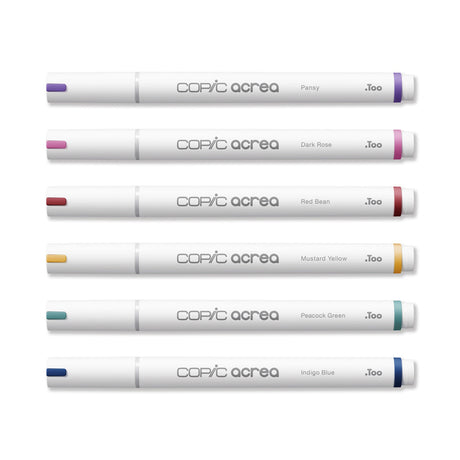 Copic Acrea Paint markerių rinkinys Deep, 6 vnt.