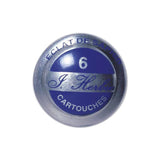 Jacques Herbin La Perle des Encres rašalo kapsulės, safyro mėlynos spalvos, 6 vnt.