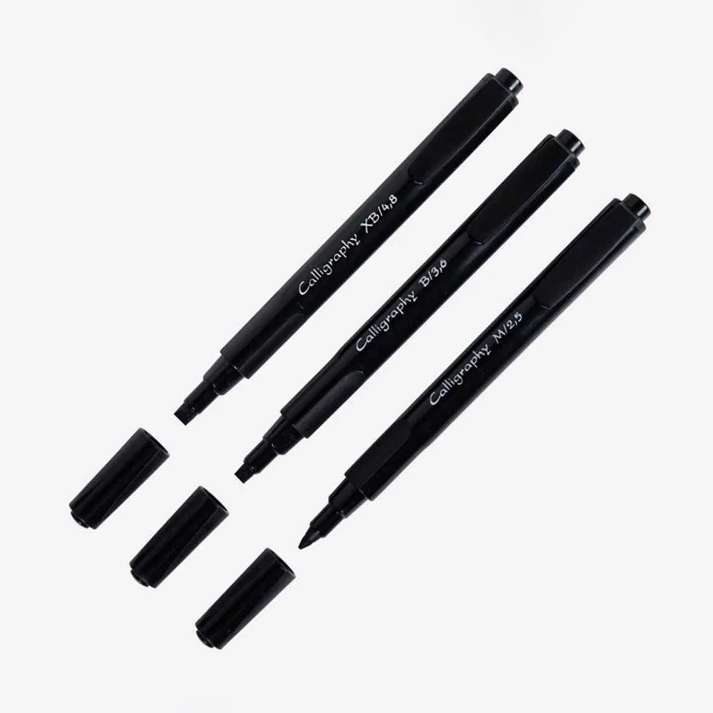 Jacques Herbin žymekliai kaligrafijai, 3 vnt.