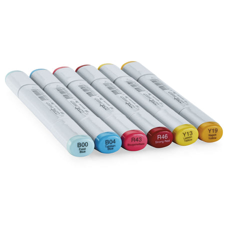 Copic Sketch markerių rinkinys Perfect Primaries, 6 vnt.
